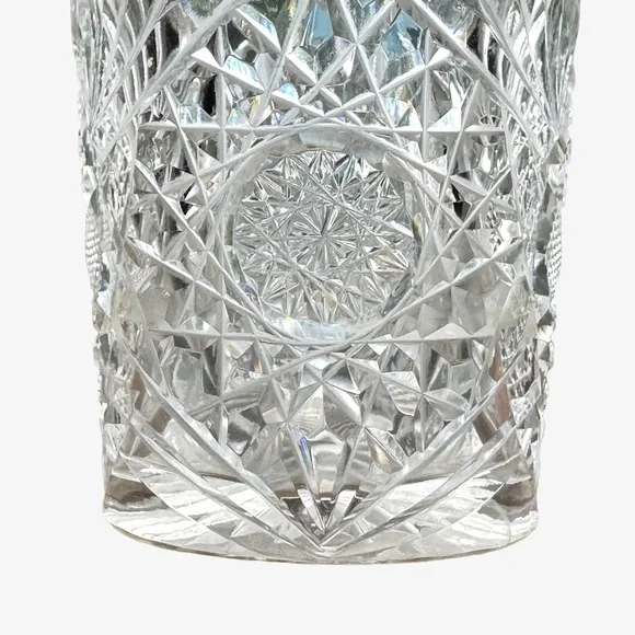 Elegant Vintage Cut Crystal Glass Drinking Glass - Picture 3 of 3